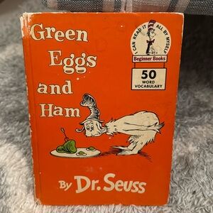COPY - Green Eggs and Ham Dr Seuss Beginner Book Club Edition Hardcover, 1960